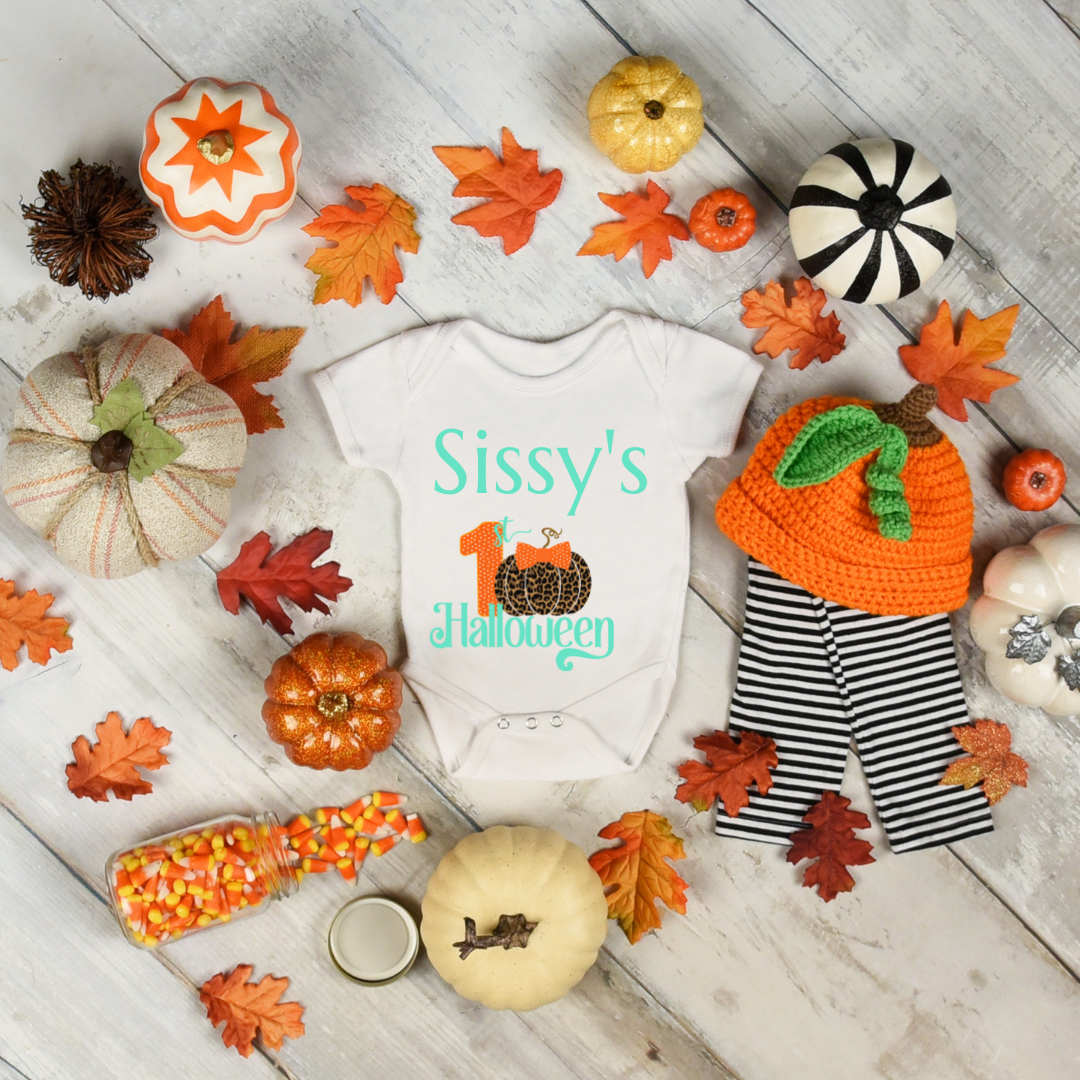 Custom Happy Halloween Onesie