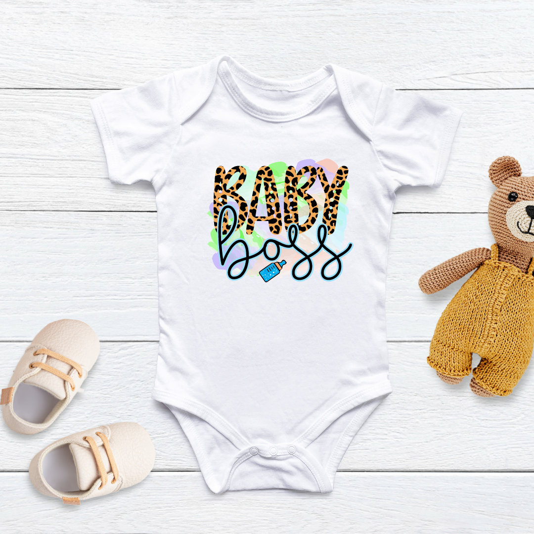 Baby Boss Onesie | Cute Newborn Onesie | Infant Bodysuit Unisex Onesie