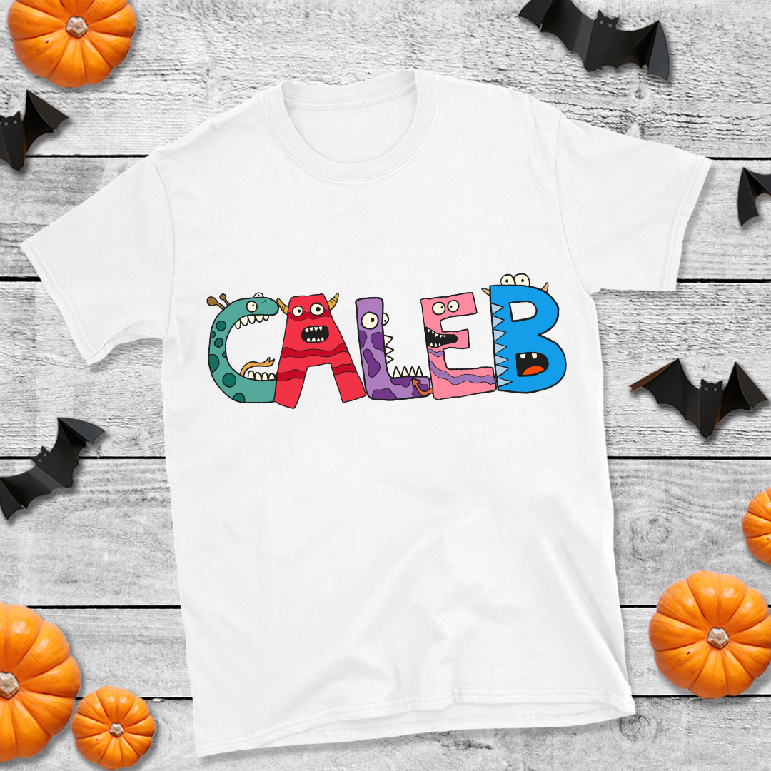 Monster Alphabet Custom Tee