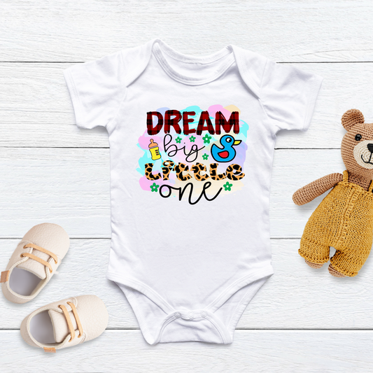 Dream Big Little One Custom Newborn Onesie | Infant Bodysuit