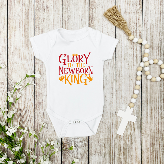 Buy Glory to the Newborn King Onesie | Infant Christmas Outfit