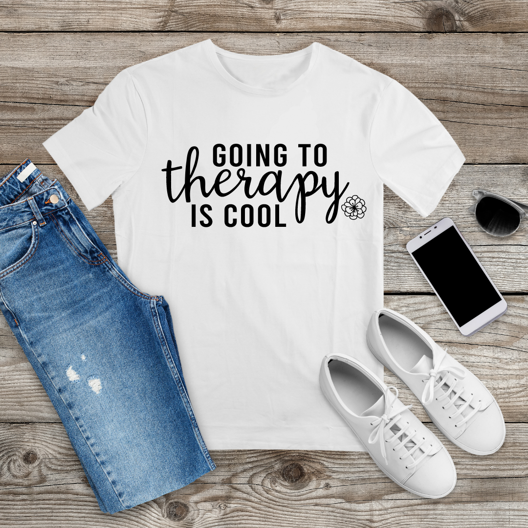 Therapy is Cool T-Shirt | Mental Health | Self Love | Men's T-Shirt | Women's T-Shirt