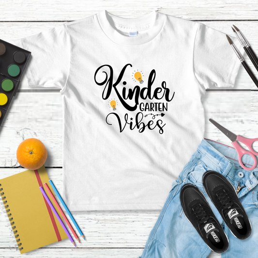 First Day of Kindergarten Vibes Grad T-shirt, Preschool Graduation Shirts