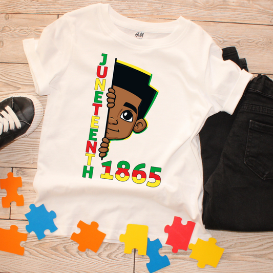 Boys Juneteenth Tee Shirts for Toddlers | Custom Youth T shirts