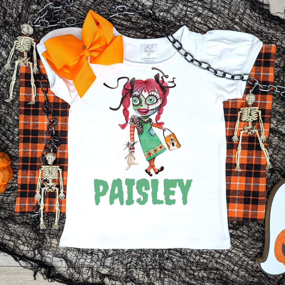 Scary Girl Personalized Tee