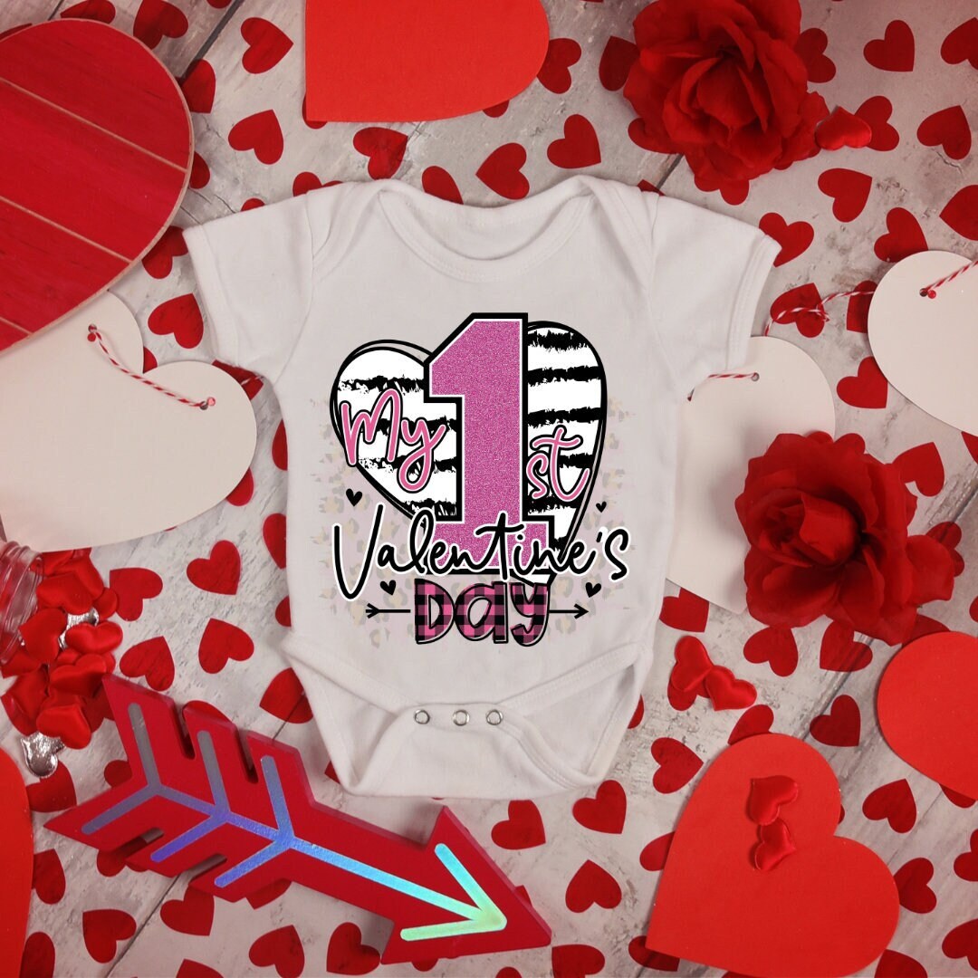 1st Valentine's Day Onesie/Toddler Tee